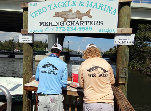 Two Vero Tackle employees