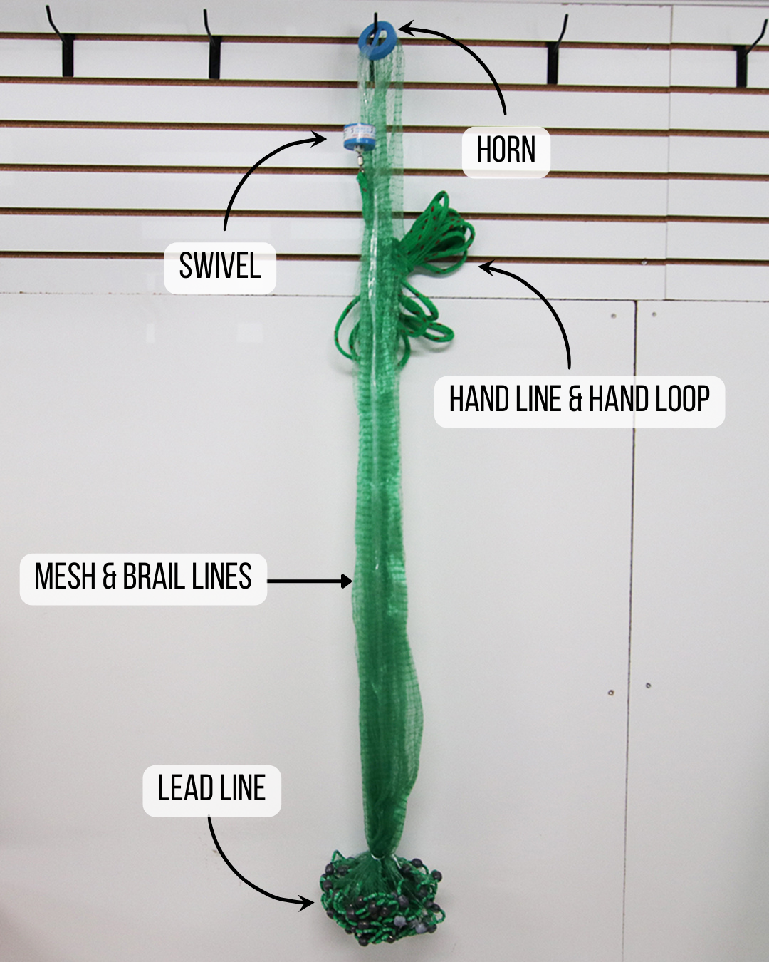 Cast Net Parts Diagram